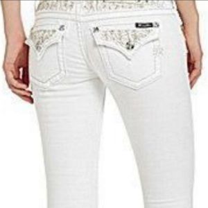 Miss Me Skinny Jeans White size 28